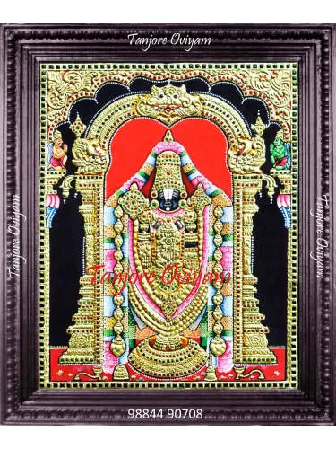 Gold Balaji Tanjore Painting